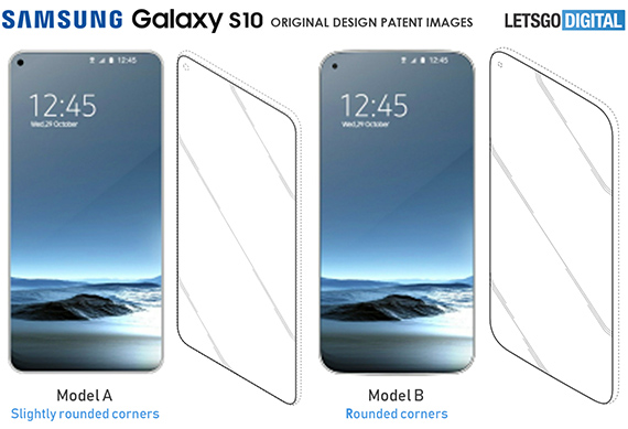Πατέντα Samsung πιθανό design Galaxy S10 Infinity-O display, Πατέντα της Samsung δείχνει το πιθανό design του Galaxy S10 με Infinity-O display