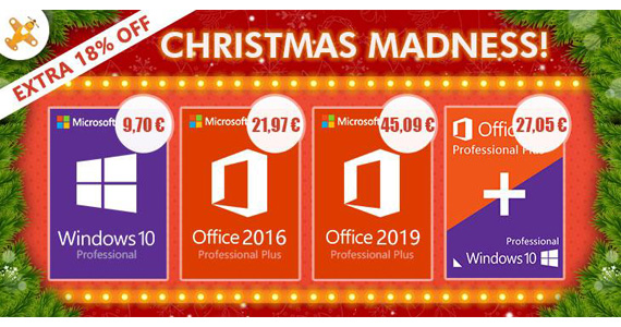 Χριστουγεννιάτικες προσφορές σε Windows 10 και Microsoft Office, Χριστουγεννιάτικες προσφορές σε Windows 10 και Microsoft Office