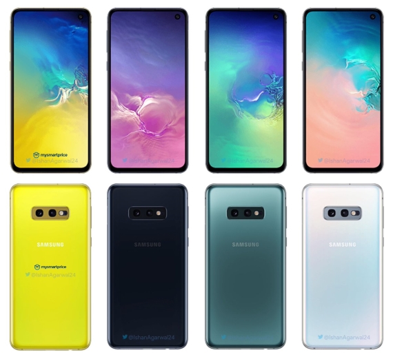 χρώματα των Galaxy S10, Όλα τα διαθέσιμα χρώματα των Galaxy S10 στο πιάτο σας