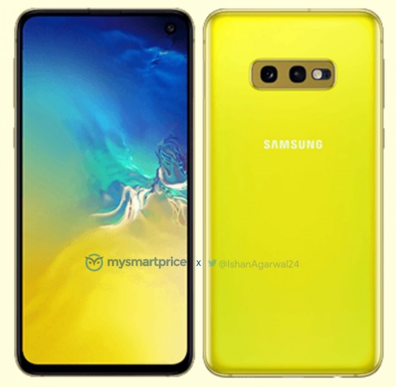 Samsung galaxy S10e, Αυτό θα είναι το Samsung Galaxy S10e σε &#8220;καναρινί&#8221; κίτρινο χρώμα