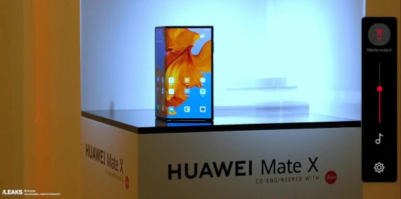 Huawei Mate X, Διέρρευσαν εικόνες του αναδιπλώμενου Huawei Mate X