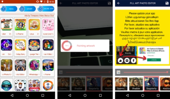 malware, Το Google Play Store γέμισε με Malware μέσω φωτογραφικών εφαρμογών
