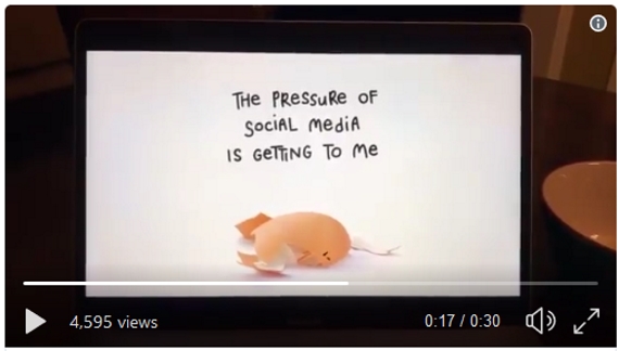 αυγό του Instagram, Το &#8220;αυγό του Instagram&#8221; προχώρησε σε διαφήμιση για καλό σκοπό
