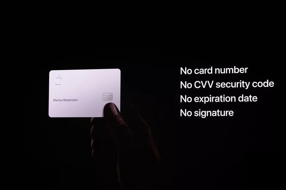 Apple Event 2019, Apple Card: Πιστωτική κάρτα χωρίς επιβαρύνσεις, αριθμό, ημερομηνία λήξης ή CVV