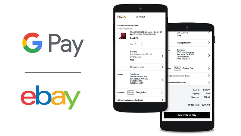 Google Pay Ebay, Το eBay προσθέτει στην εφαρμογή του το Google Pay