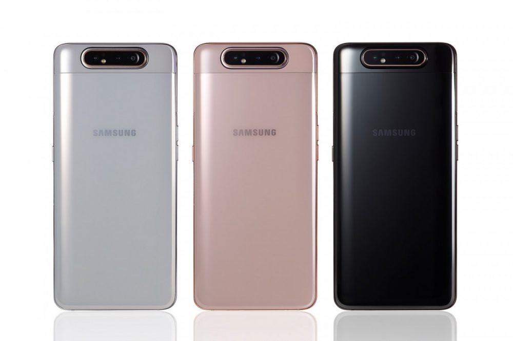 Samsung Galaxy A80, Samsung Galaxy A80: Infinity screen, slide up περιστρεφόμενη τριπλή κάμερα και τιμή 649 ευρώ