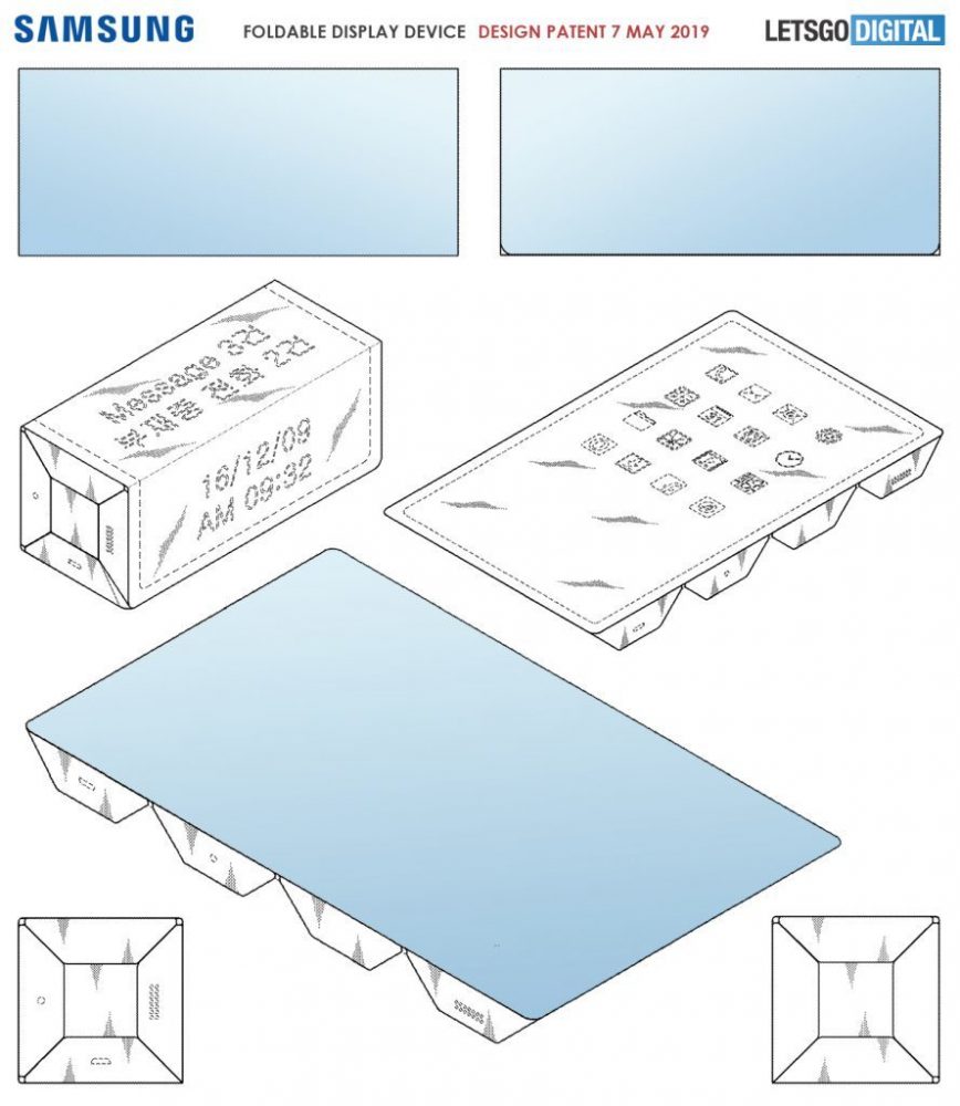 Samsung, Samsung: Ακόμη ένα δίπλωμα ευρεσιτεχνίας για foldable συσκευή, αυτή τη φορά μετατρέπεται σε κουτί