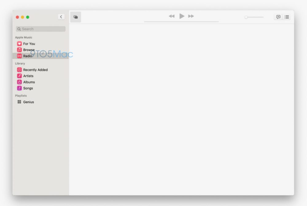 Apple macOS 10.15, Apple macOS 10.15: Διέρρευσε screenshot που δείχνει τις νέες Apple TV και Music εφαρμογές