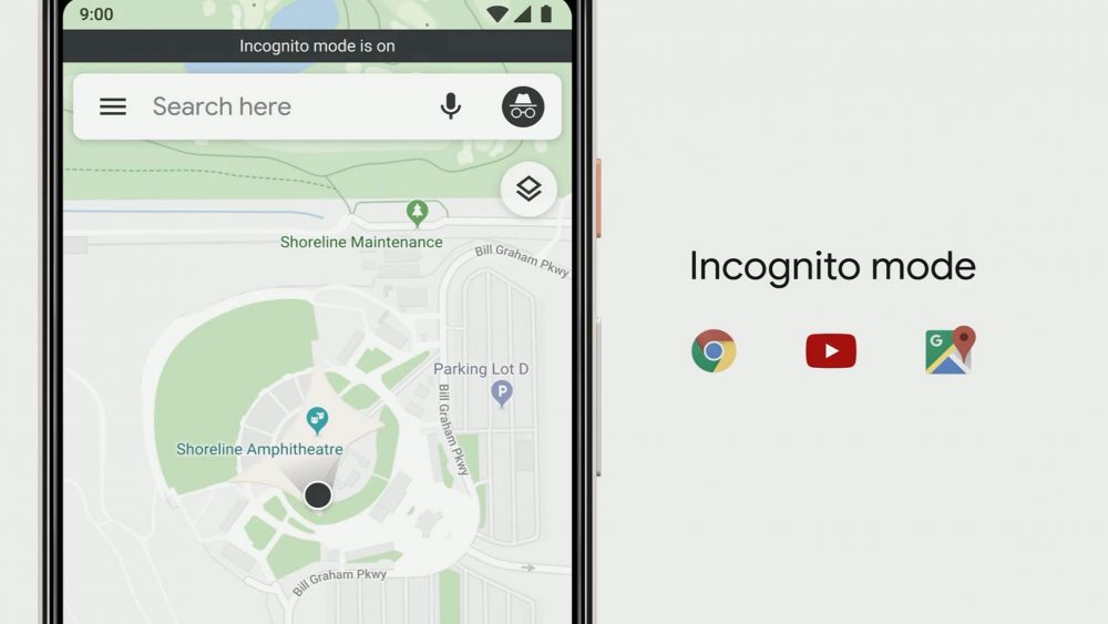 Google Maps, Τα Google Maps και Search θα λάβουν σύντομα λειτουργία ανώνυμης περιήγησης