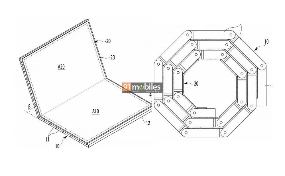 Samsung, Samsung: Νέο δίπλωμα ευρεσιτεχνίας αποκαλύπτει foldable συσκευή που τυλίγεται σε ρολό