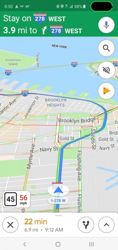 Google Maps, Google Maps: Ταχύμετρο θα σας δείχνει την ταχύτητα στην οθόνη σας