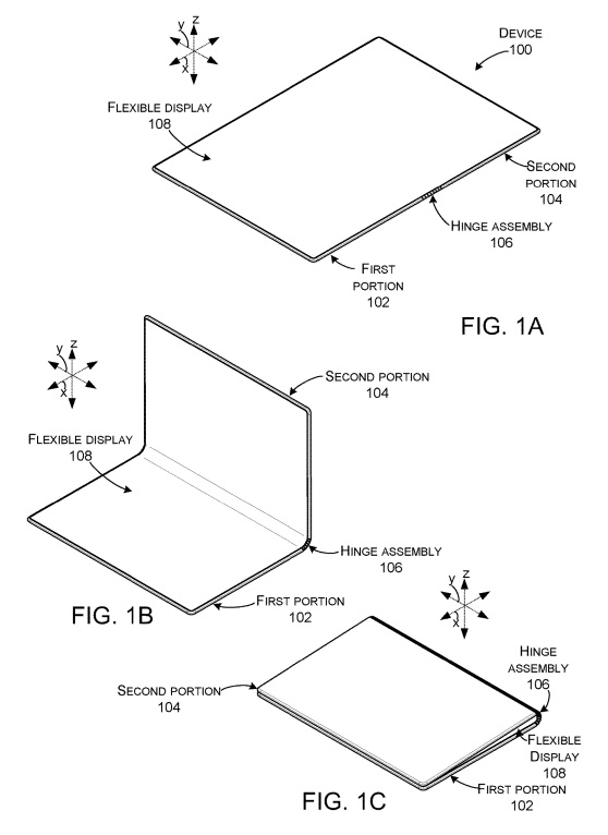 Microsoft, Microsoft: Κατέθεσε δίπλωμα ευρεσιτεχνίας για foldable συσκευή με εξωσκελετικές αρθρώσεις