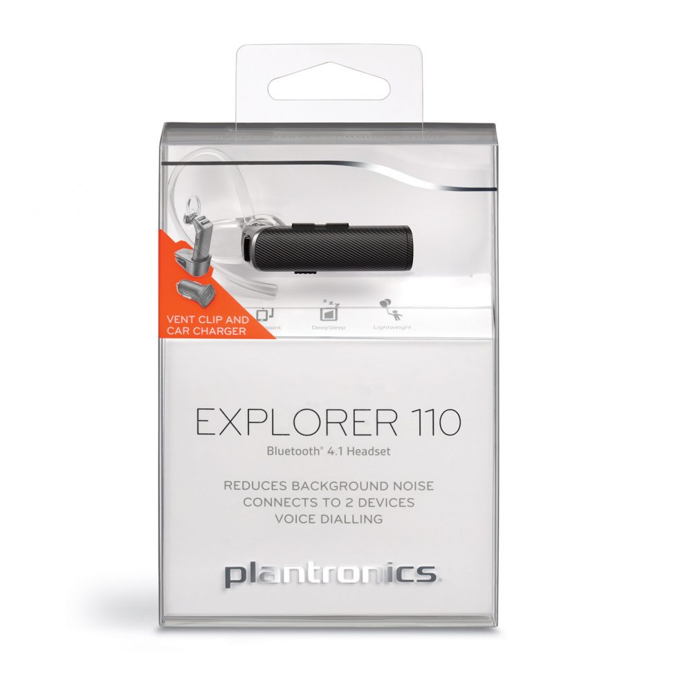 Plantronics Explorer 110 Bluetooth, Plantronics Explorer 110 Bluetooth: Φωνή, μηνύματα και audio streaming χωρίς χέρια
