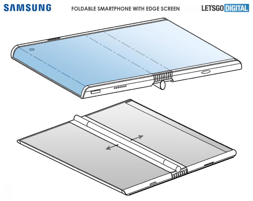Samsung, Samsung: Κατέθεσε δίπλωμα ευρεσιτεχνίας για ένα ακόμη foldable smartphone που διπλώνει εξωτερικά