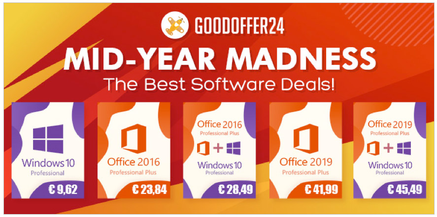 GoodOffer24, Τα καλύτερα Deals για software τα έχει το GoodOffer24