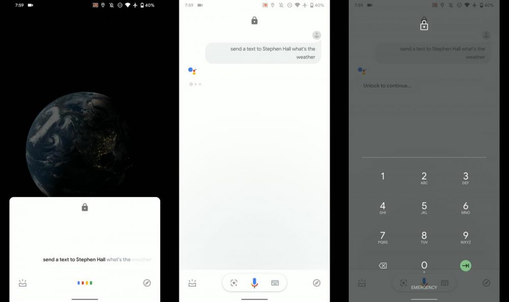 Google Assistant, Google Assistant: Θα επιτρέπει την αποστολή μηνυμάτων από τη lockscreen