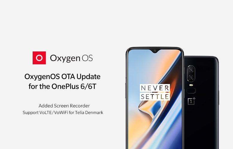 OnePlus 6, OnePlus 6 και 6T: OxygenOS 9.0.15/9.0.7 με Screen Recorder και τις ενημερώσεις ασφαλείας Ιουνίου