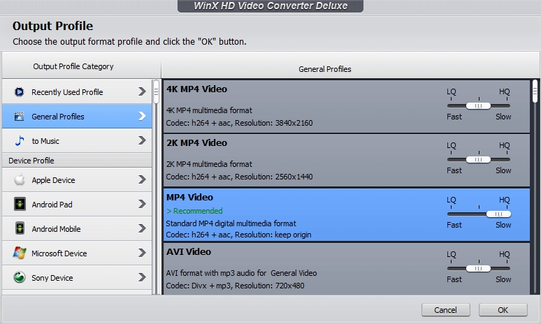 WinX HD Video Converter Deluxe, WinX HD Video Converter Deluxe: Το καλύτερο πρόγραμμα μετατροπής βίντεο με υποστήριξη 4K είναι δωρεάν