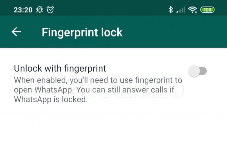 WhatsApp, Ξεκλείδωμα με δαχτυλικό αποτύπωμα επιτρέπει η beta του WhatsApp