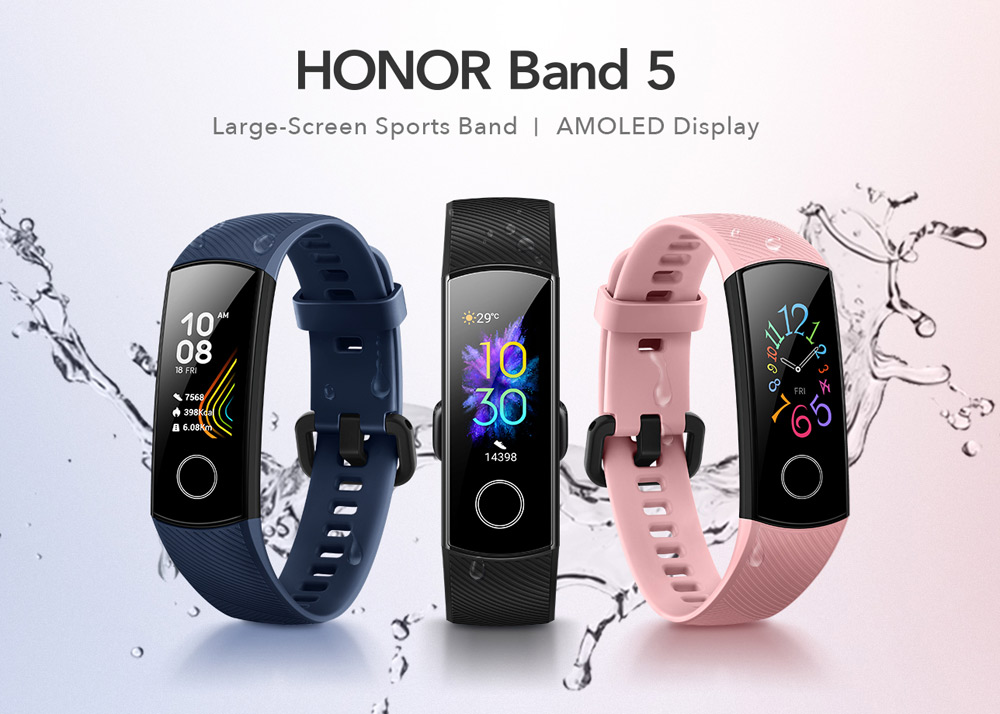 HONOR Band 5, HONOR Band 5: Νέο smartband με έγχρωμη οθόνη AMOLED και τεχνολογία TruSleep