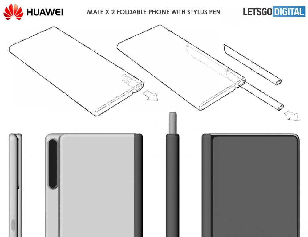 Huawei Mate X 2 stylus, Huawei Mate X 2: Πατέντα αποκαλύπτει την χρήση stylus
