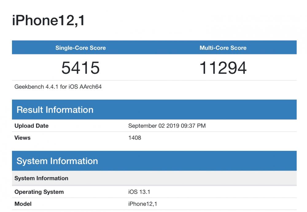 iPhone 11, iPhone 11: Καμία ουσιαστική βελτίωση στις επιδόσεις δείχνει το Geekbench