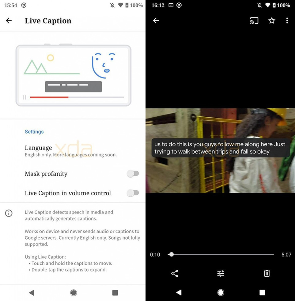 live caption android 10 υπότιτλους netflix youtube offline machine learning, Το Live Caption της Google φέρνει υπότιτλους σε οποιοδήποτε βίντεο