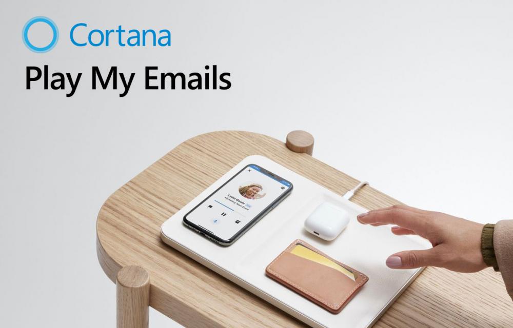 Cortana, Η Cortana μπορεί να διαβάζει και να απαντά στα emails μέσω φωνής