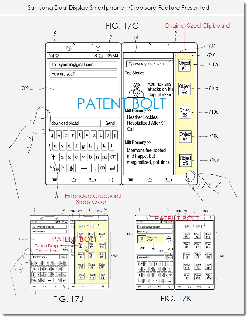 , Πατέντα της Samsung για dual-display smartphone παρόμοιο με το Surface Duo