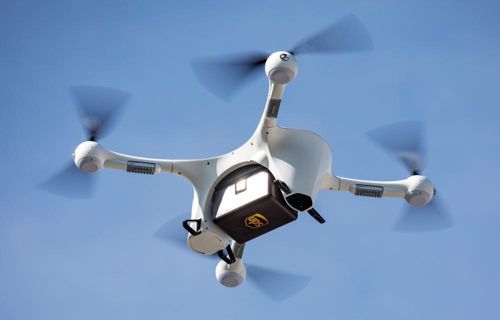 UPS, Η UPS χρησιμοποιεί drone για την παράδοση φαρμάκων