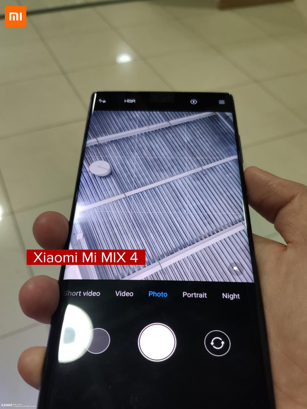Xiaomi Mi MIX 4, Xiaomi Mi MIX 4: Φωτογραφία αποκαλύπτει διπλή under display selfie;