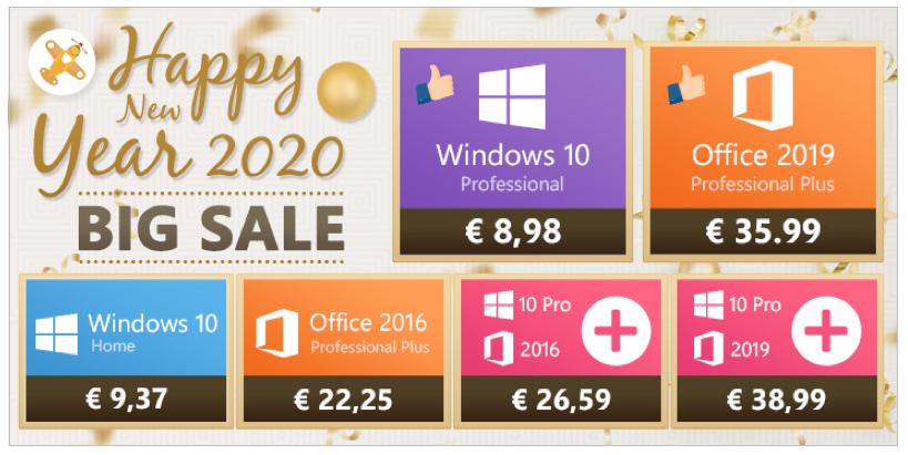 , Νέα χρονιά, νέες προσφορές σε λογισμικό Windows 10 και bundles με Office