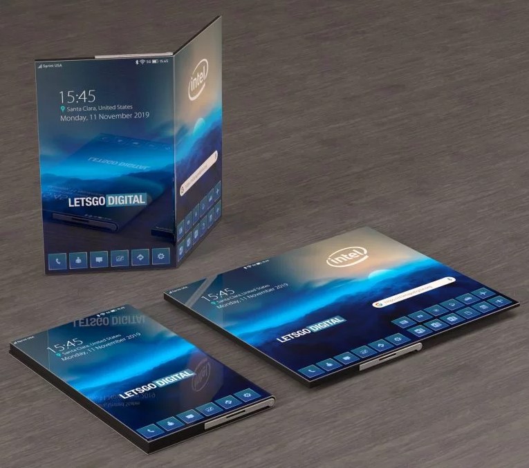 , Πατέντα της Intel για foldable smartphone που γίνεται tablet