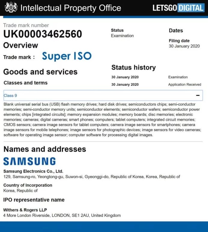 , Samsung Galaxy S20: Θα έχουν “Super ISO” για την βελτίωση της κάμερας
