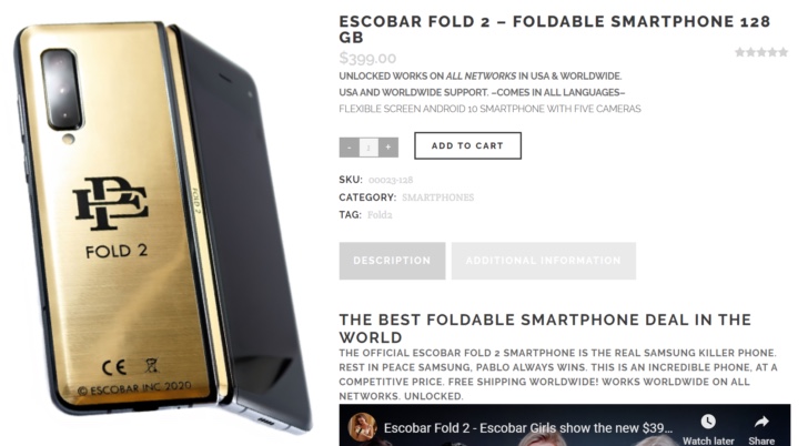 , Pablo Escobar Fold 2: Κλώνος του Galaxy Fold με τιμή $400