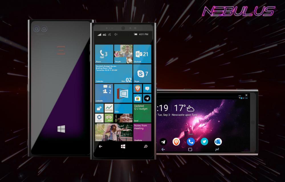 Emperion Nebulus, Emperion Nebulus: Νέο Windows 10 smartphone τρέχει Android apps
