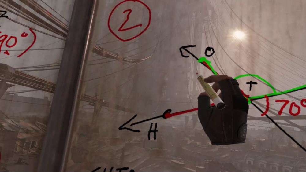 Half-Life: Alyx, Δάσκαλος κάνει μαθήματα γεωμετρίας μέσα από το Half-Life: Alyx
