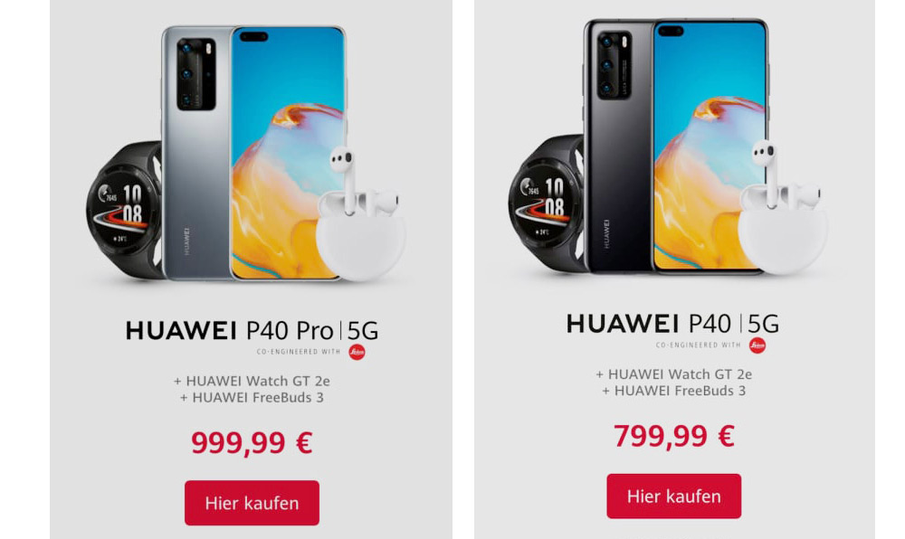 , Huawei P40 και P40 Pro: Πιο φτηνά στην Γερμανία με περισσότερα, πιο φρέσκα δώρα