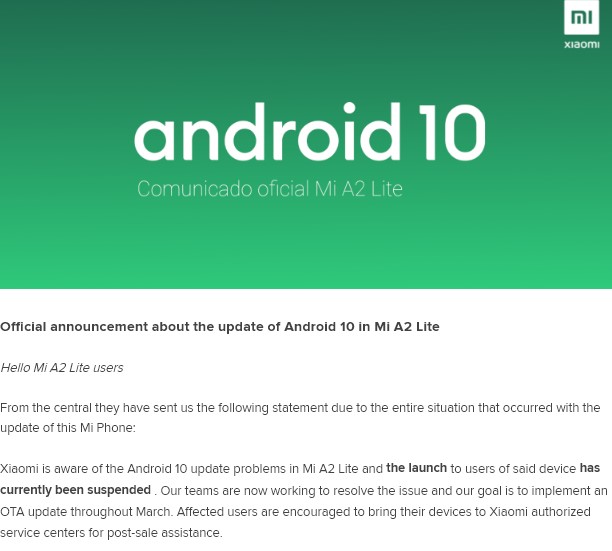 , Xiaomi Mi A2 Lite: Θα λάβουν νέο update Android 10 μέσα στον μήνα