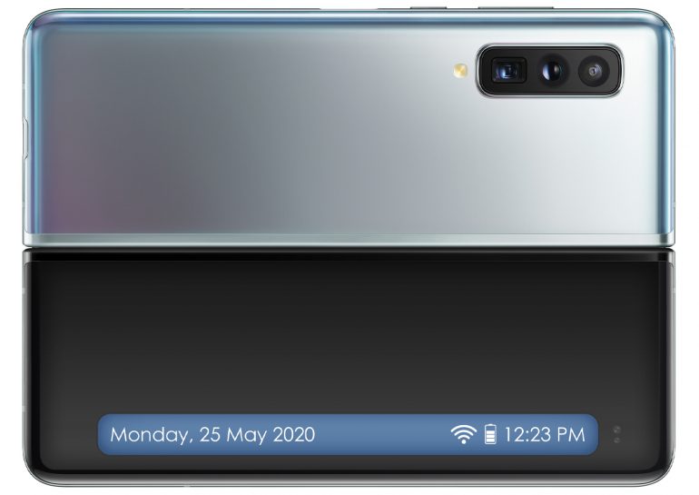Samsung Galaxy Fold 2, Samsung Galaxy Fold 2: Πατέντα δείχνει μεγάλη οθόνη ειδοποιήσεων και αντοχή στο νερό