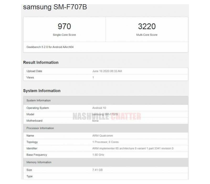 , Samsung Galaxy Z Flip 5G: Εμφανίστηκε στο Geekbench με Snapdragon 865 και 8GB RAM