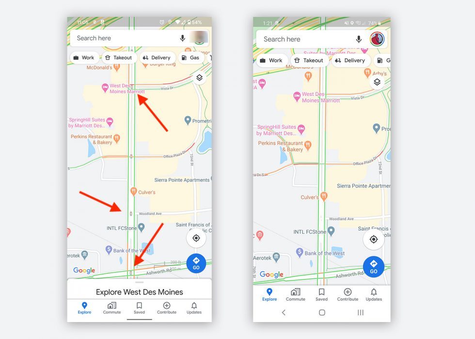 Google Maps, Google Maps: Πραγματοποιεί δοκιμές για την προβολή φαναριών στους δρόμους