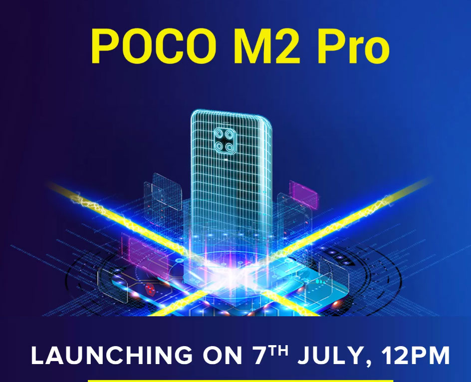, POCO M2 Pro: Έρχεται στις 7 Ιουλίου με τετραπλό σύστημα κάμερας και αισθητήρα δαχτυλικού αποτυπώματος στα πλαϊνά