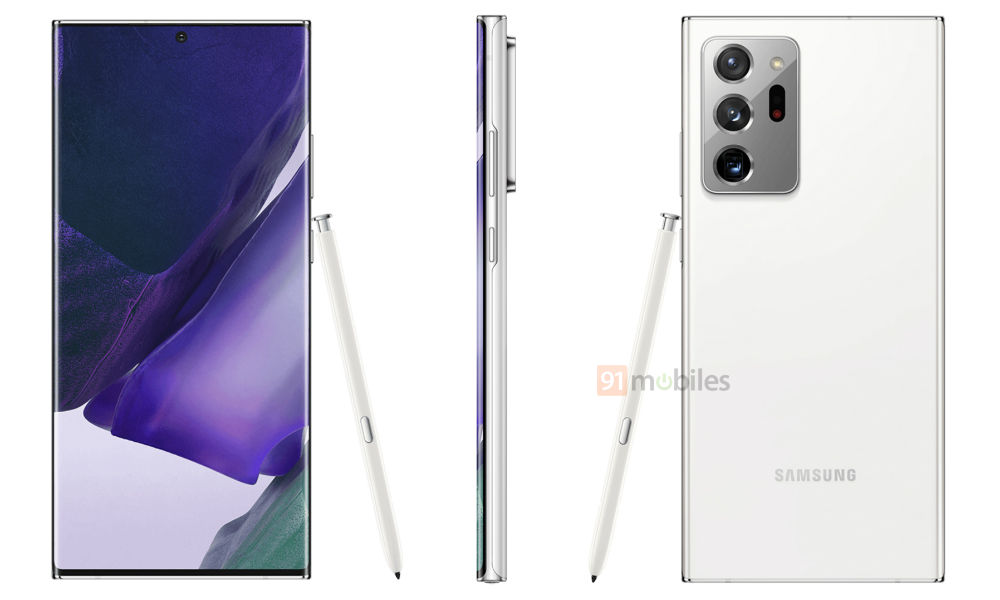 , Samsung Galaxy S20 Ultra: Νέα renders της συσκευής στο νέο χρώμα Mystic White
