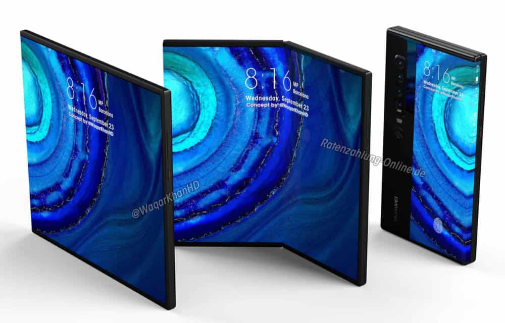Huawei Mate X2 Fold In Like Galaxy Z Fold 2