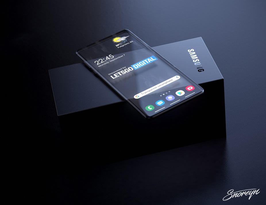, Νέα πατέντα της Samsung για διάφανο smartphone