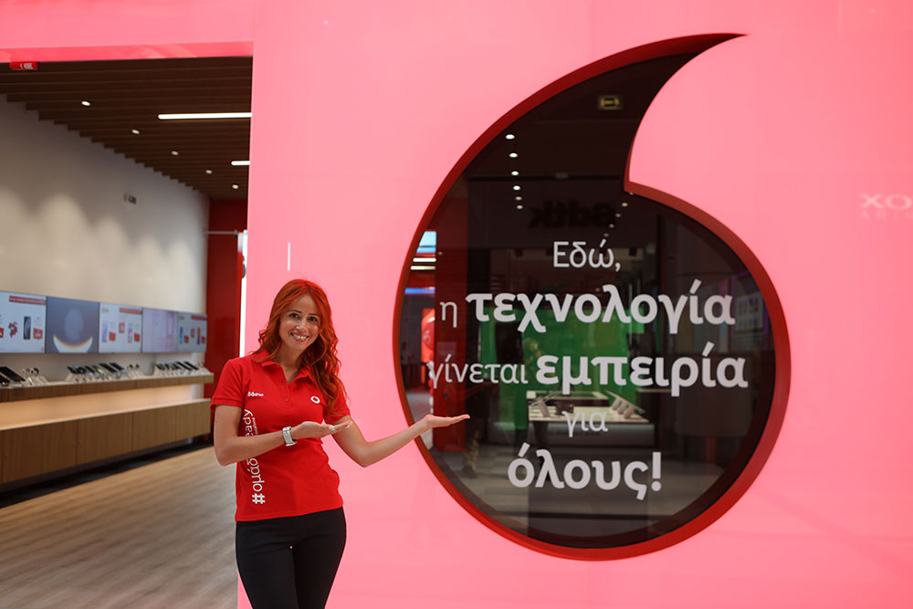 , Vodafone Future Ready κατάστημα στο The Mall Athens