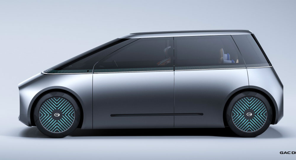 , GAC Moca: Ηλεκτρικό αυτοκίνητο πόλης με εξωτερικές οθόνες [Concept]