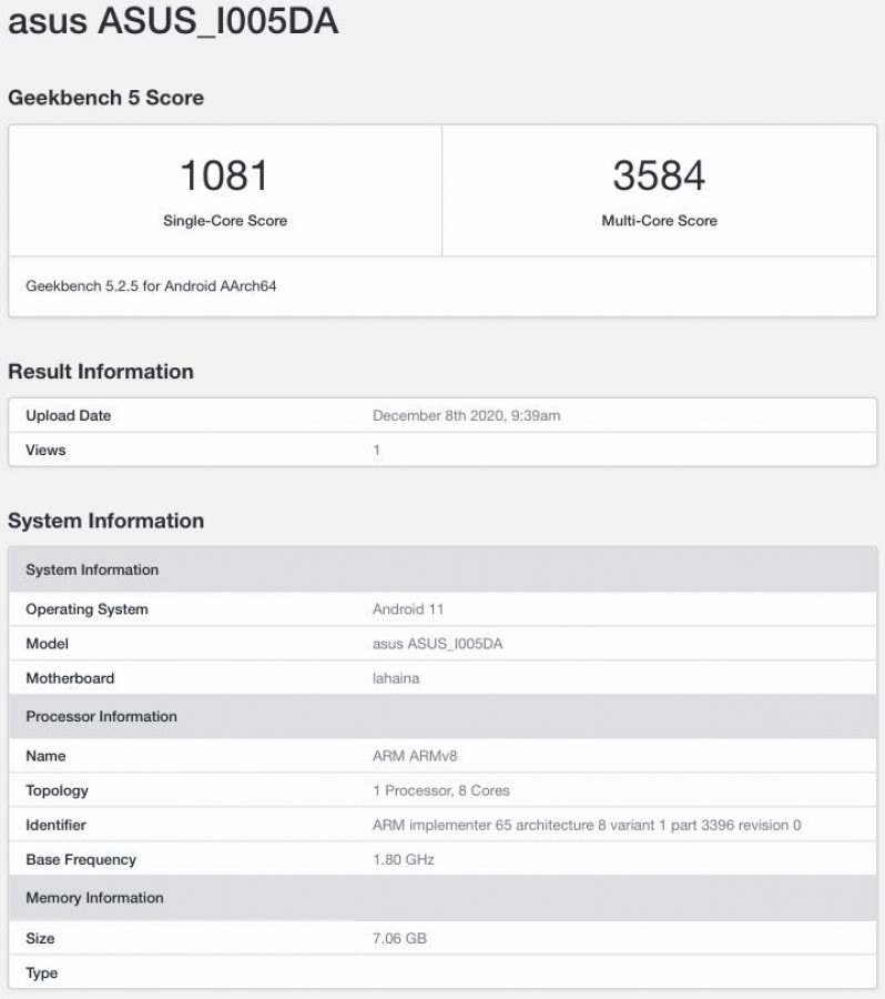 Asus, Νέο Asus ROG Phone περνάει από το GeekBench με Snapdragon 888