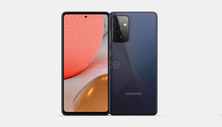 Samsung Galaxy A72 5G: Τα πρώτα renders, έρχεται με τετραπλή κάμερα